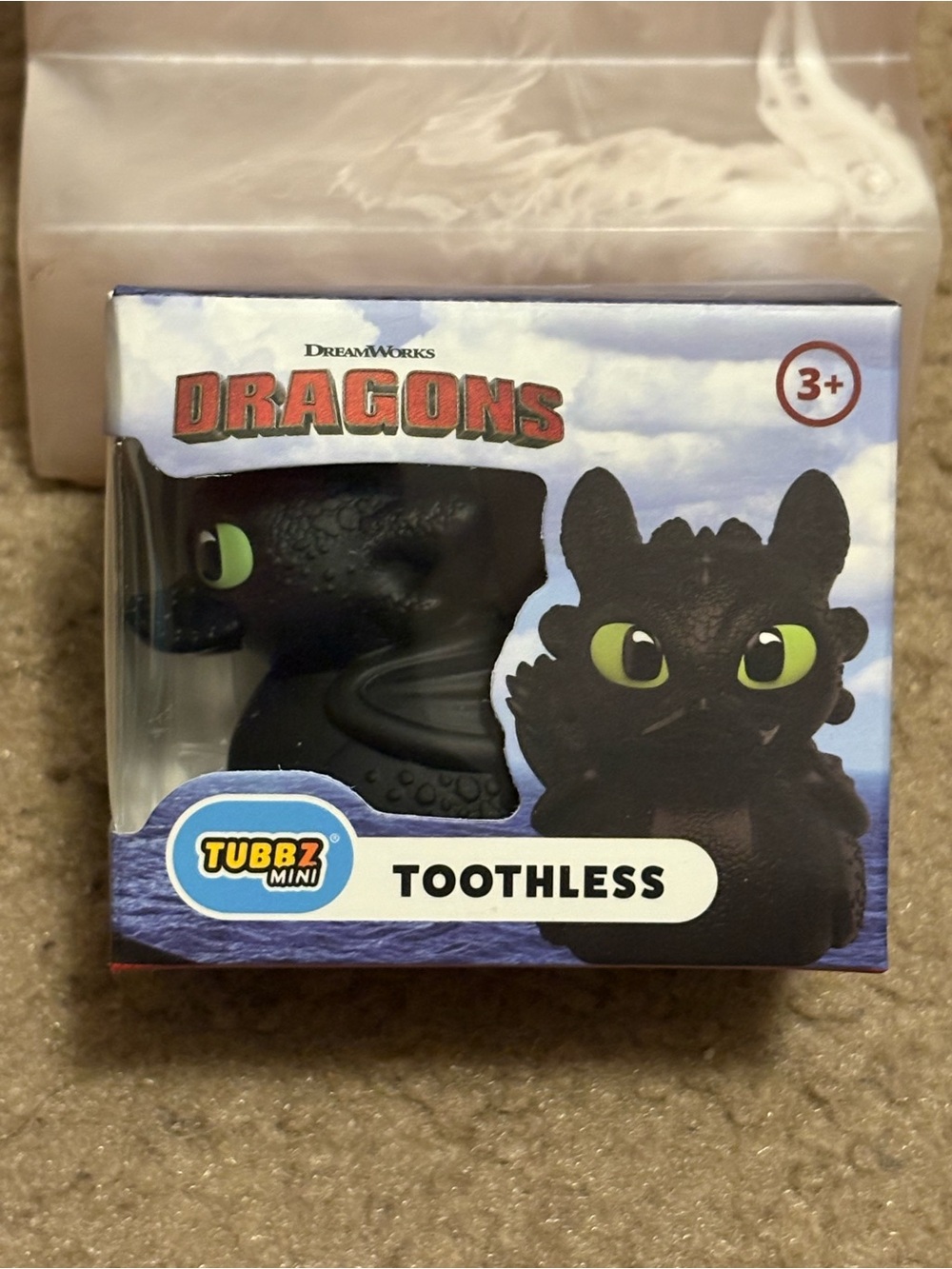 NWT Toothless from How to Train Your Dragon Rubber Duck Collectible